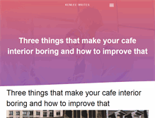 Tablet Screenshot of kenleewrites.com